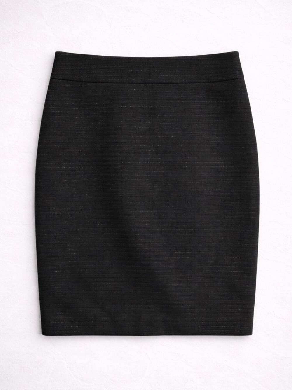 NWT Ann Taylor Factory Women's Black Metallic Pencil Skirt Size 10P